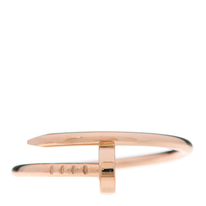 Cartier 18K Pink Gold Small Juste Un Clou Ring 58 8.25 1 of 5