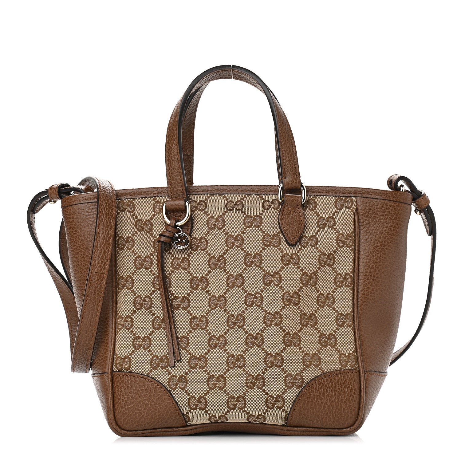 Gucci Monogram Small Bree Tote Beige Tabacco 1 of 10