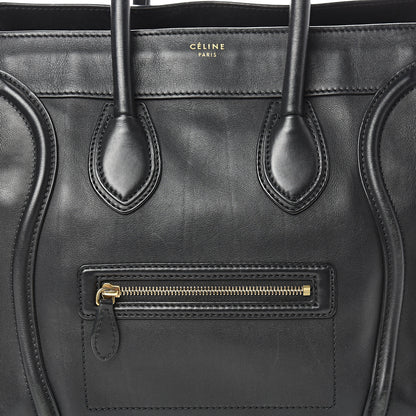 Celine Smooth Calfskin Mini Luggage Black 8 of 21