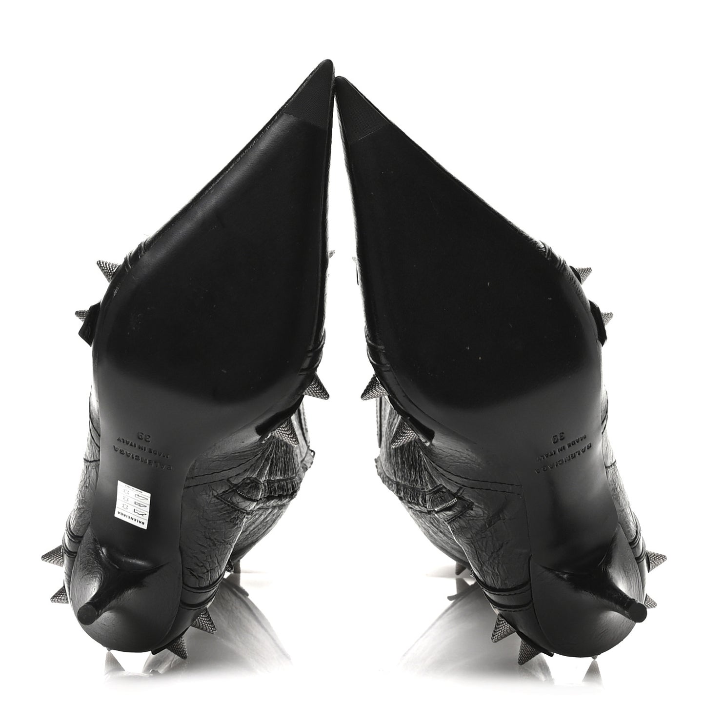 Agneau Arena Spike Spiked Cagole 90mm Boots 39 Black