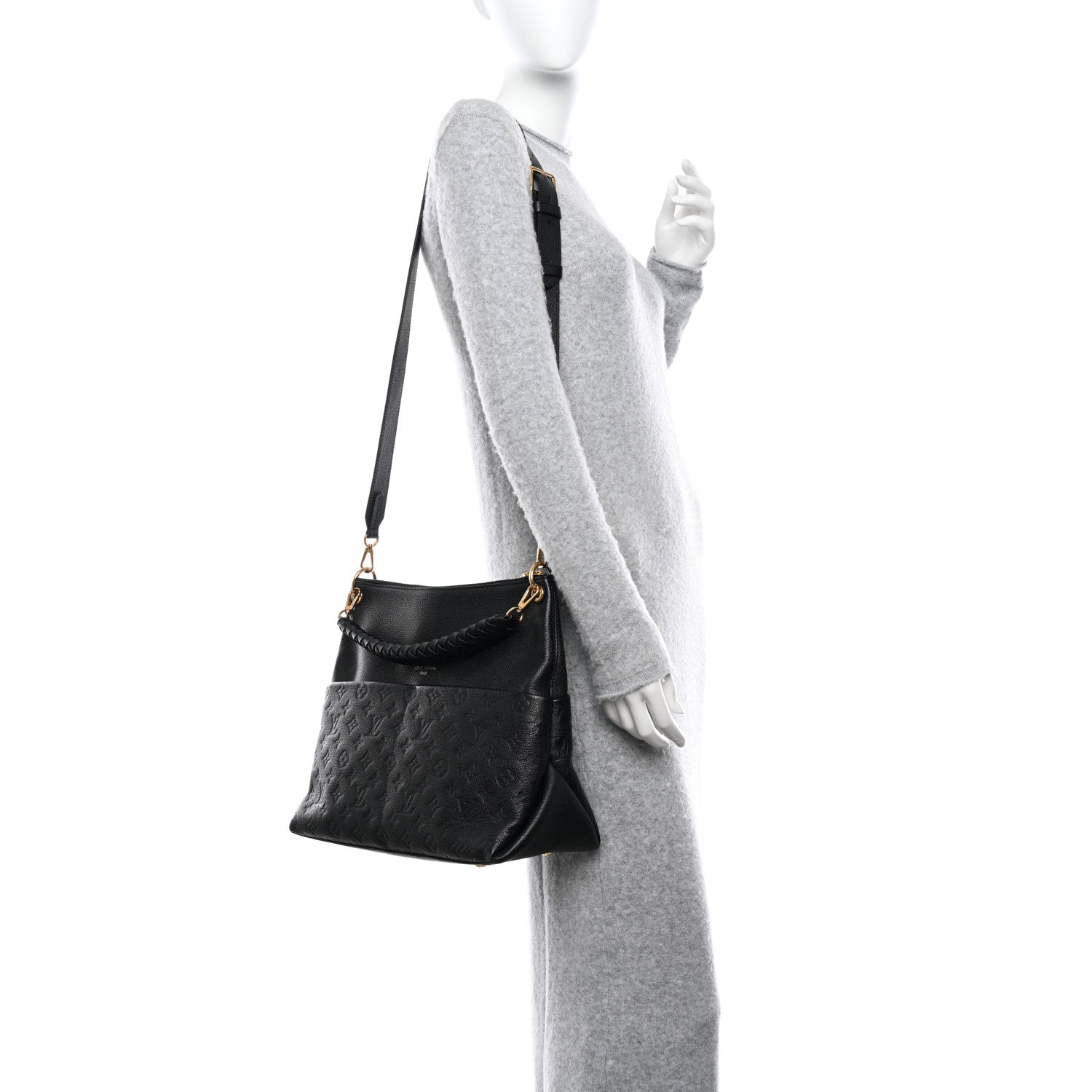 Louis Vuitton Empreinte Maida Hobo Black 2 of 9