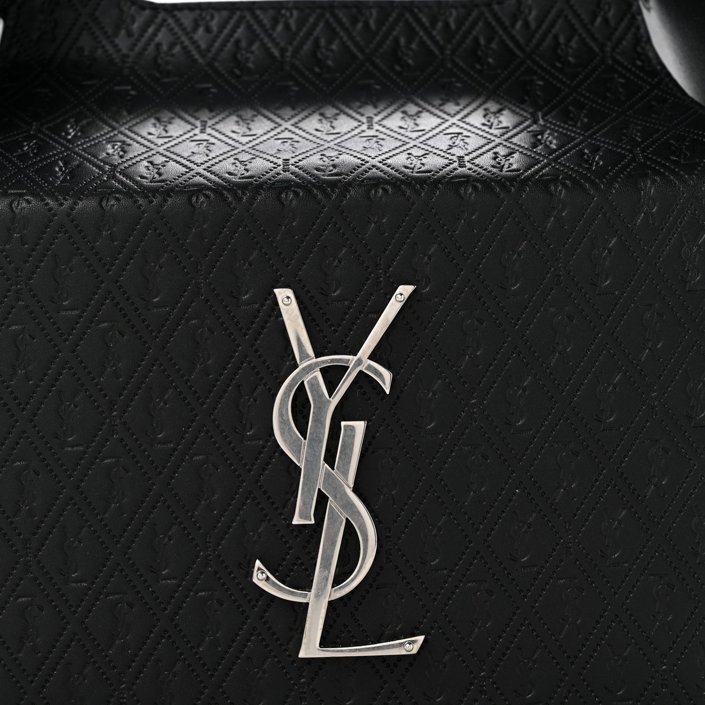 Calfskin Monogram Take Away Box Black