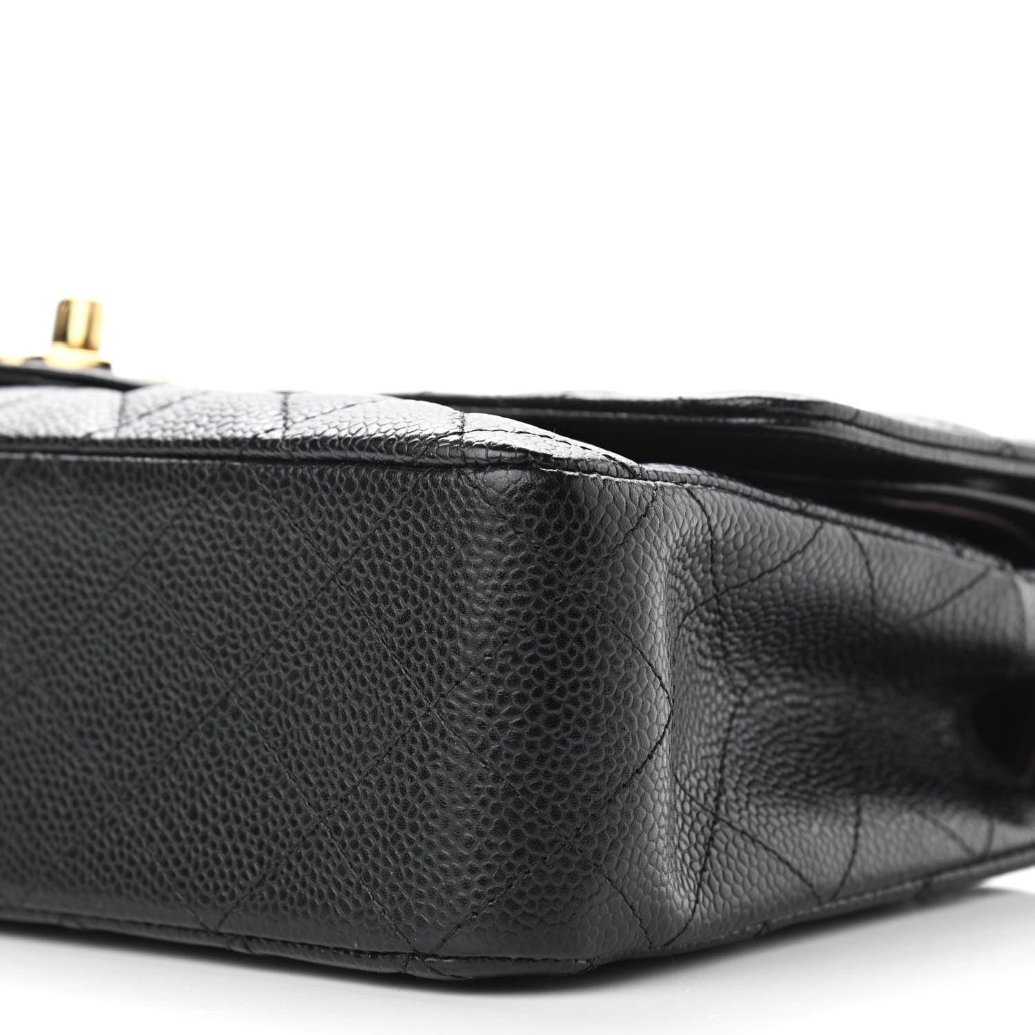 Chanel Caviar Quilted Medium Double Flap Black 9 of 10
