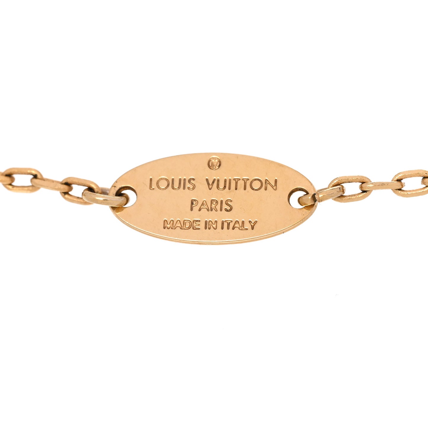 Metal LV And Me Heart Bracelet Gold