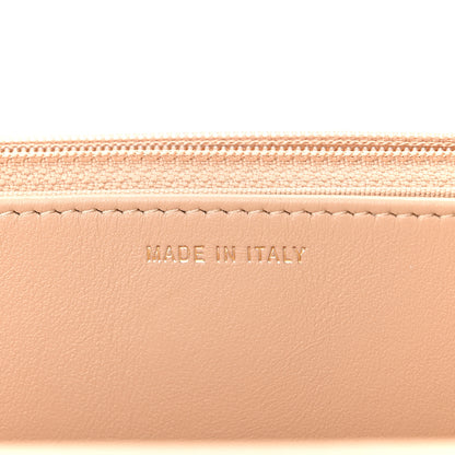 Chanel Caviar Quilted Crystal CC Wallet On Chain WOC Beige 7 of 12