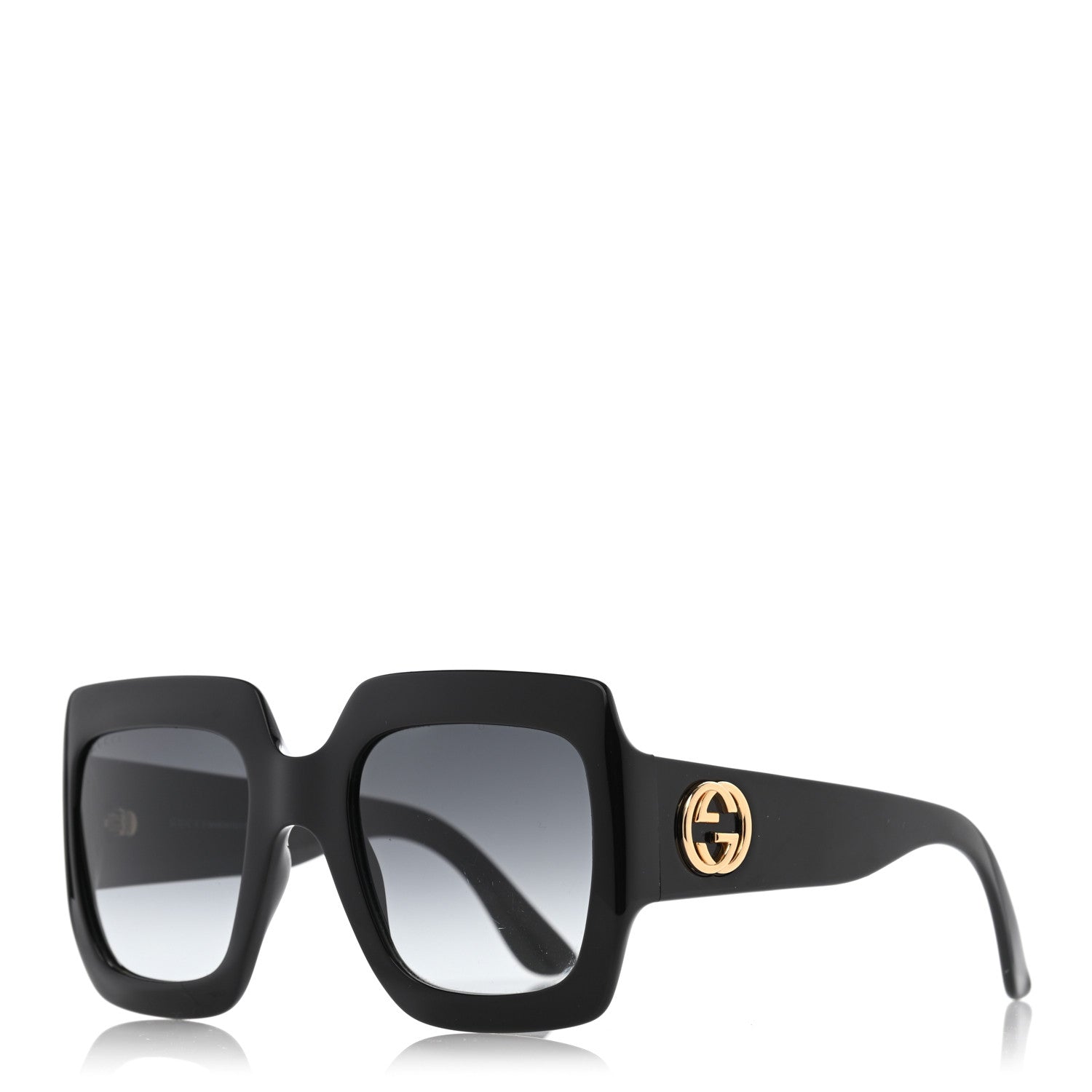 Gucci Acetate Square Frame Sunglasses GG3814S Black 1 of 7