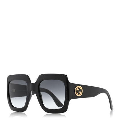 Gucci Acetate Square Frame Sunglasses GG3814S Black 1 of 7
