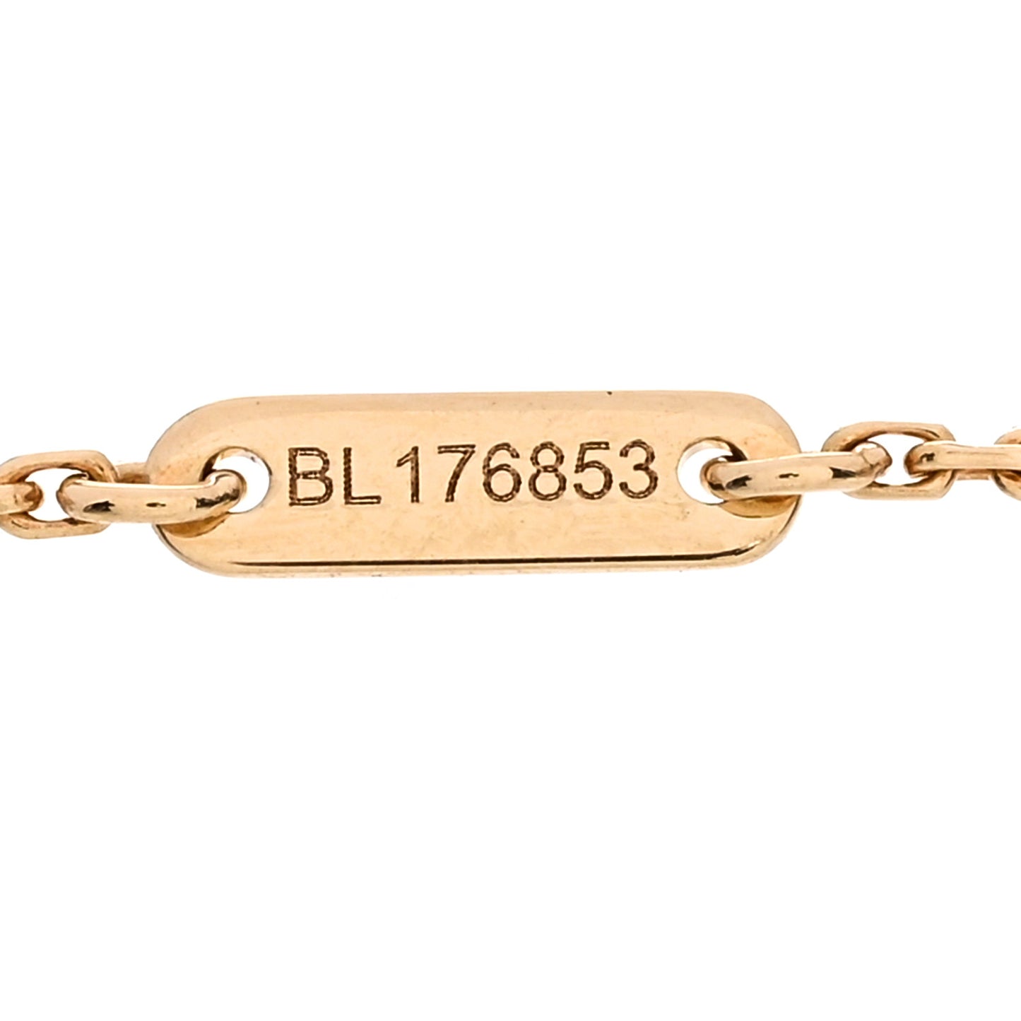 18K Yellow Gold Mother of Pearl Sweet Alhambra Bracelet
