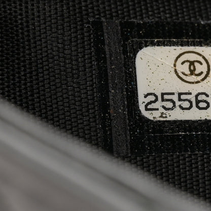 Chanel Lambskin Chevron Quilted Trendy CC Wallet On Chain WOC Black 7 of 14