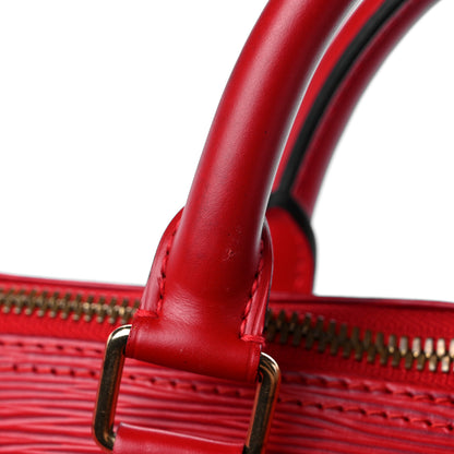 Louis Vuitton Epi Keepall 55 Castillan Red 13 of 13