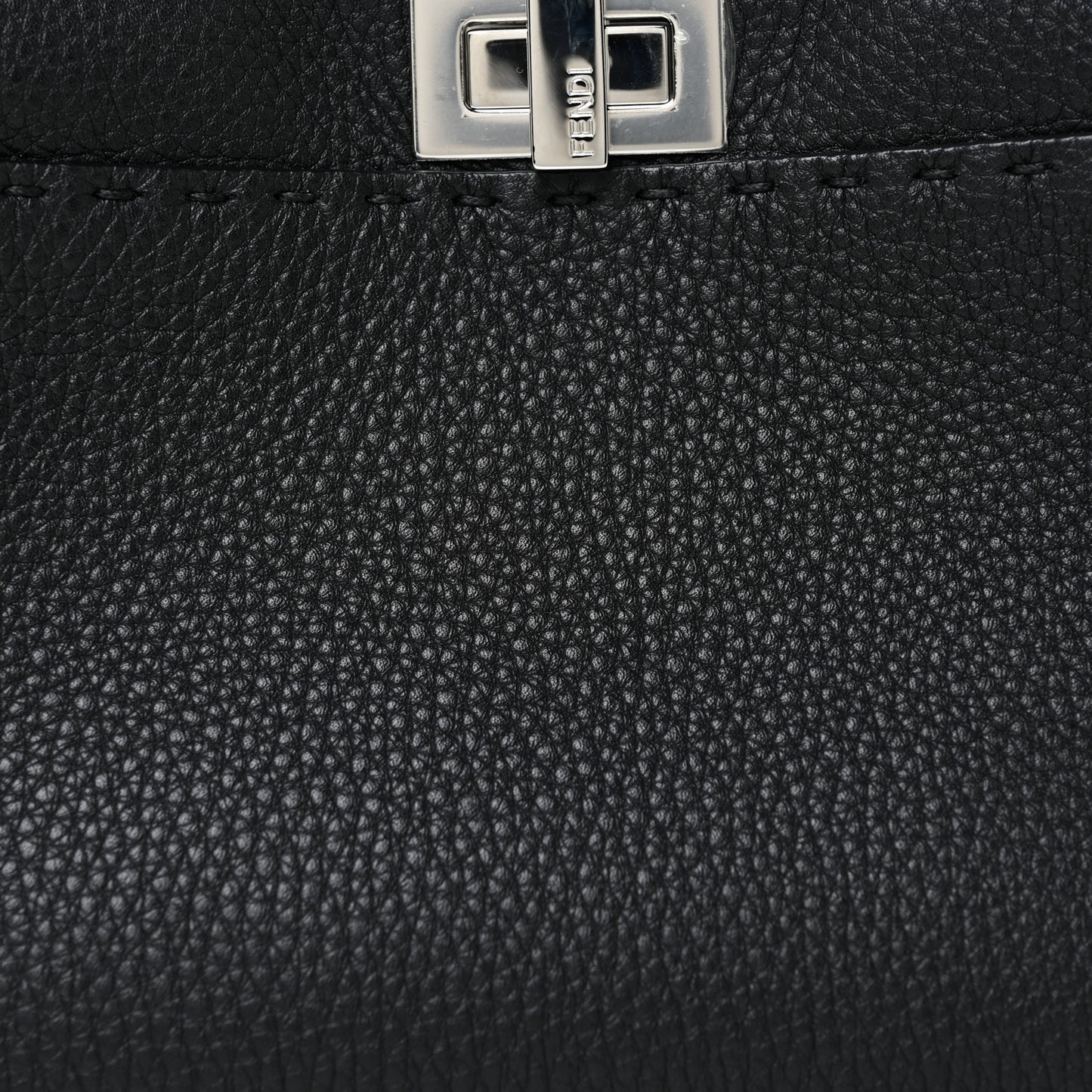 Cuoio Romano Selleria Bi-Color Mini Peekaboo Iconic Satchel Black Mou