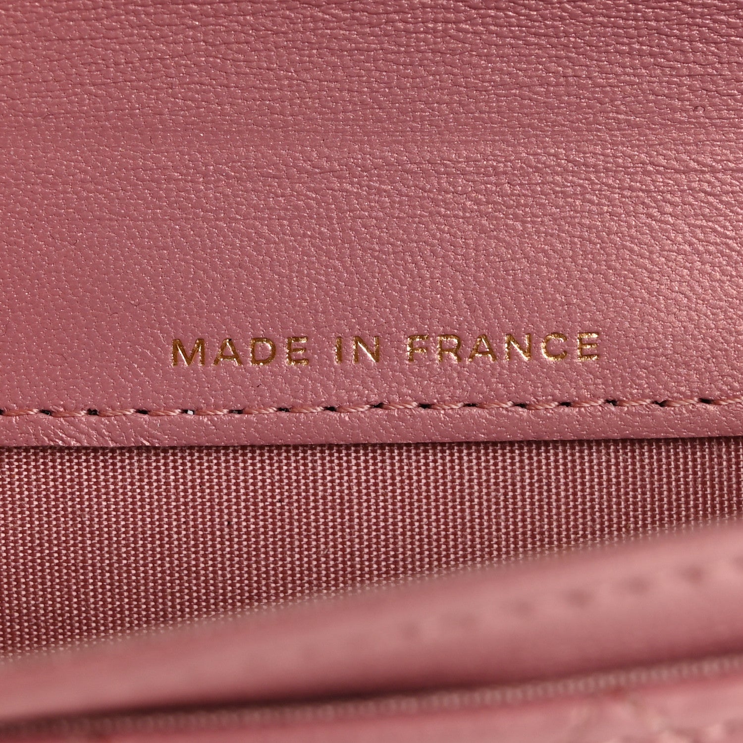 Chanel Metallic Lambskin Quilted Boy Flap Card Holder Pink 7 of 12