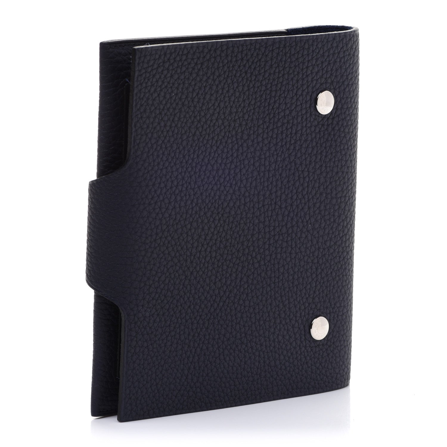 Hermes Togo Ulysse PM Notebook Cover Bleu Nuit 3 of 10