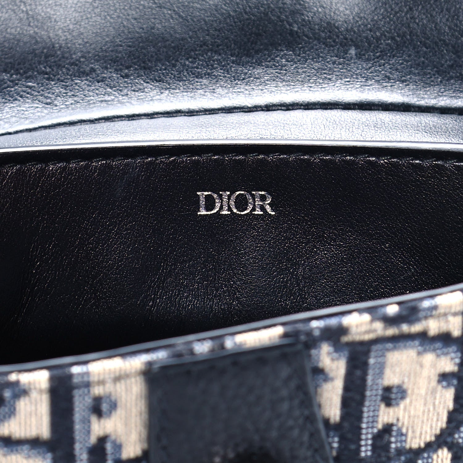 Christian Dior HOMME Oblique Saddle Belt Bag Blue 6 of 12