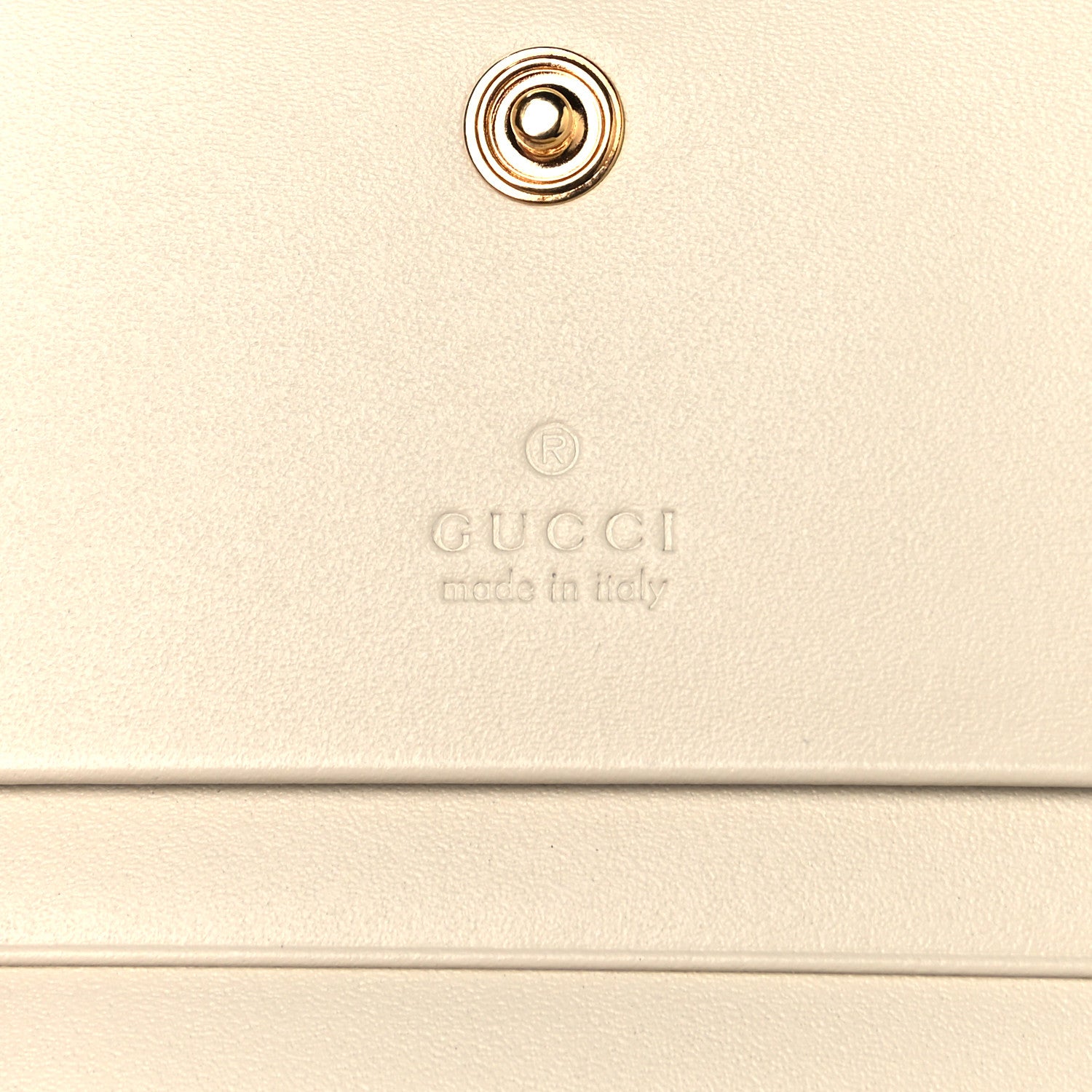 Gucci GG Supreme Monogram Les Pommes Card Case Wallet Beige Multicolor Mystic White 10 of 11
