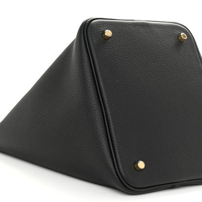Hermes Taurillon Clemence Picotin Lock 22 MM Black 9 of 11