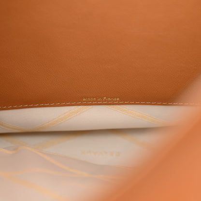 Delvaux Grained Calfskin Pin Surpique Bucket Vegetal Ivory 7 of 10