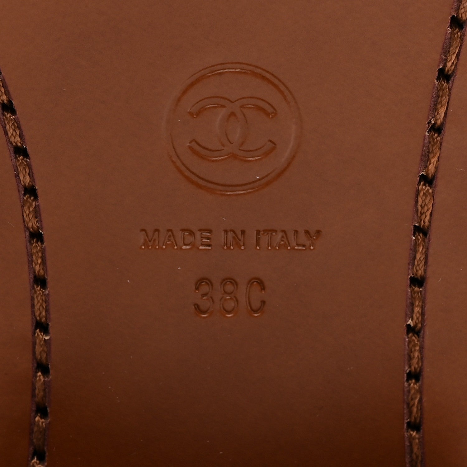 Chanel Calfskin CC Logo Mid Calf Boots 38 Brown 7 of 9
