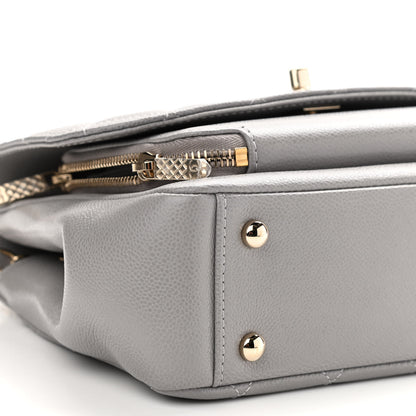 Chanel Caviar Quilted Medium Business Affinity Flap Grey 7 of 9