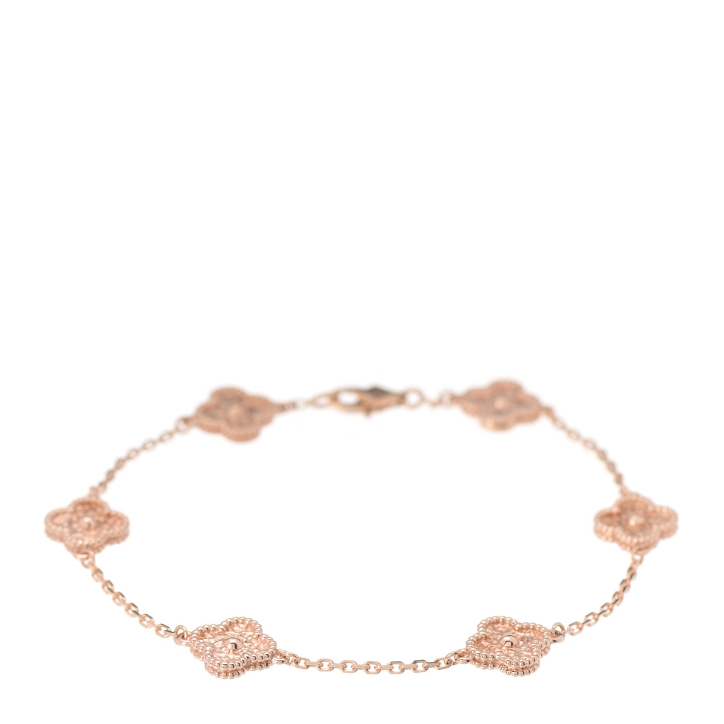 18K Rose Gold 6 Motifs Sweet Alhambra Bracelet