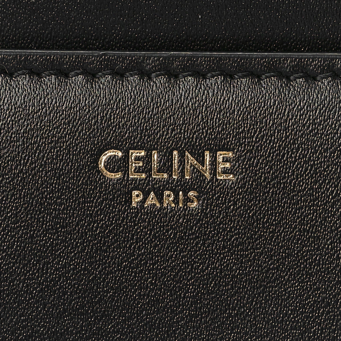 Satinated Calfskin Small 16 Top Handle Bag Black