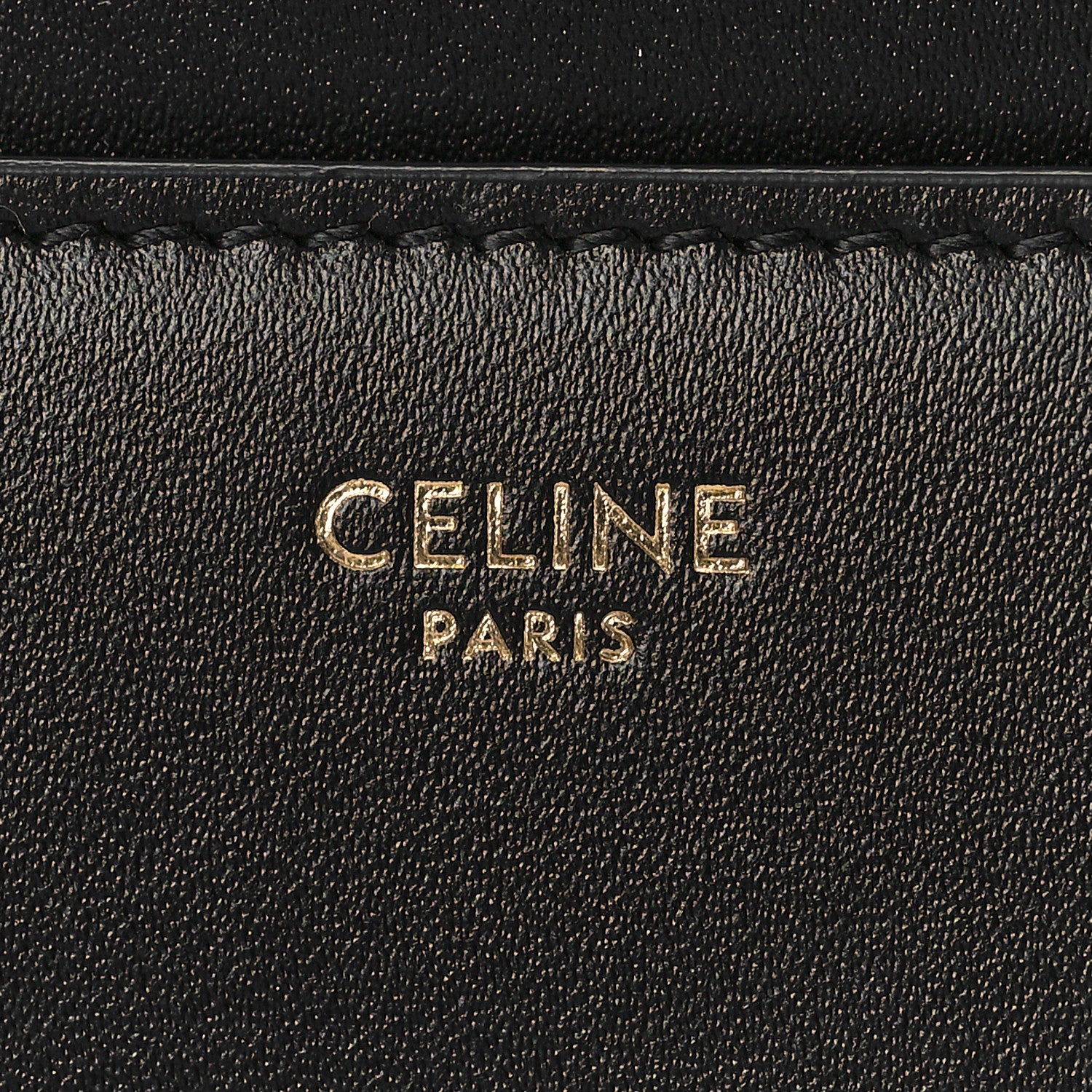 Celine Satinated Calfskin Small 16 Top Handle Bag Black 6 of 8