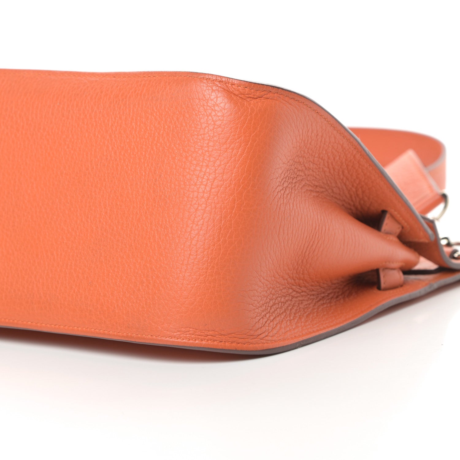 Hermes Taurillon Clemence Jypsiere 28 Orange 10 of 14