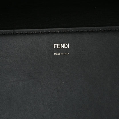 Fendi Vitello King Plexiglass Medium Fendi Sunshine Shopper Tote Black 6 of 10