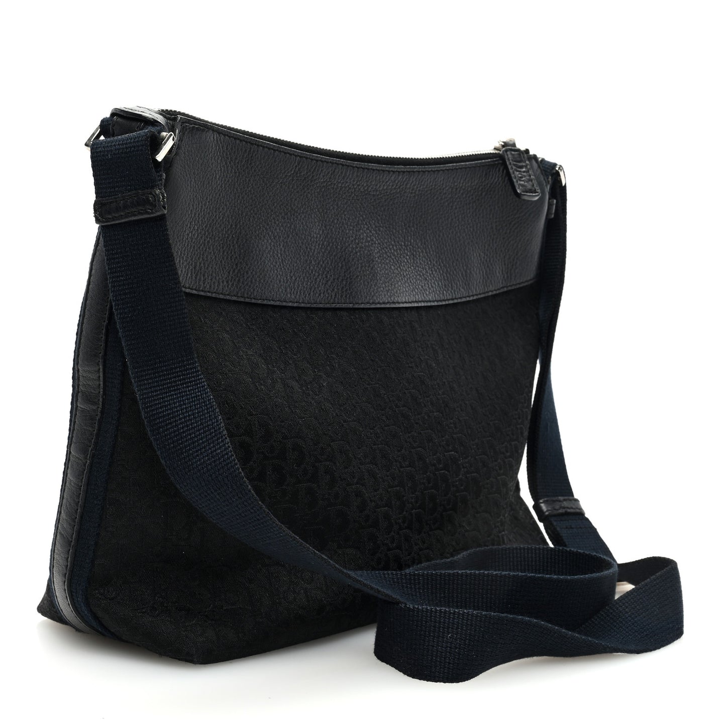 Monogram Street Chic Messenger Black