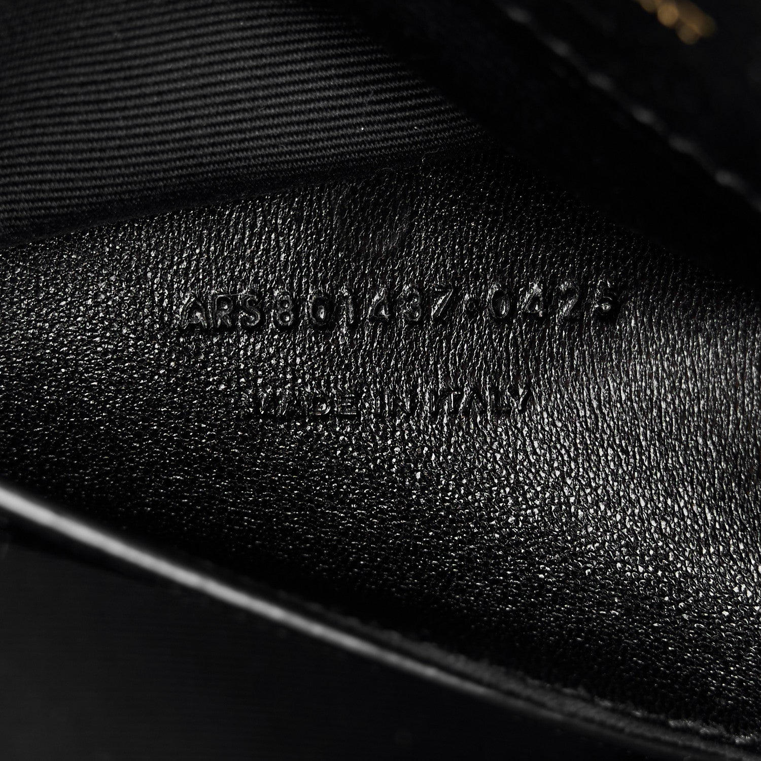 Saint Laurent Lambskin Chevron Quilted Small Loulou Black 9 of 13