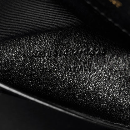 Saint Laurent Lambskin Chevron Quilted Small Loulou Black 9 of 13
