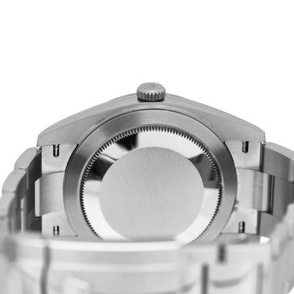 Rolex Stainless Steel 41mm Oyster Perpetual Wimbledon Datejust Watch Slate 126300 4 of 4