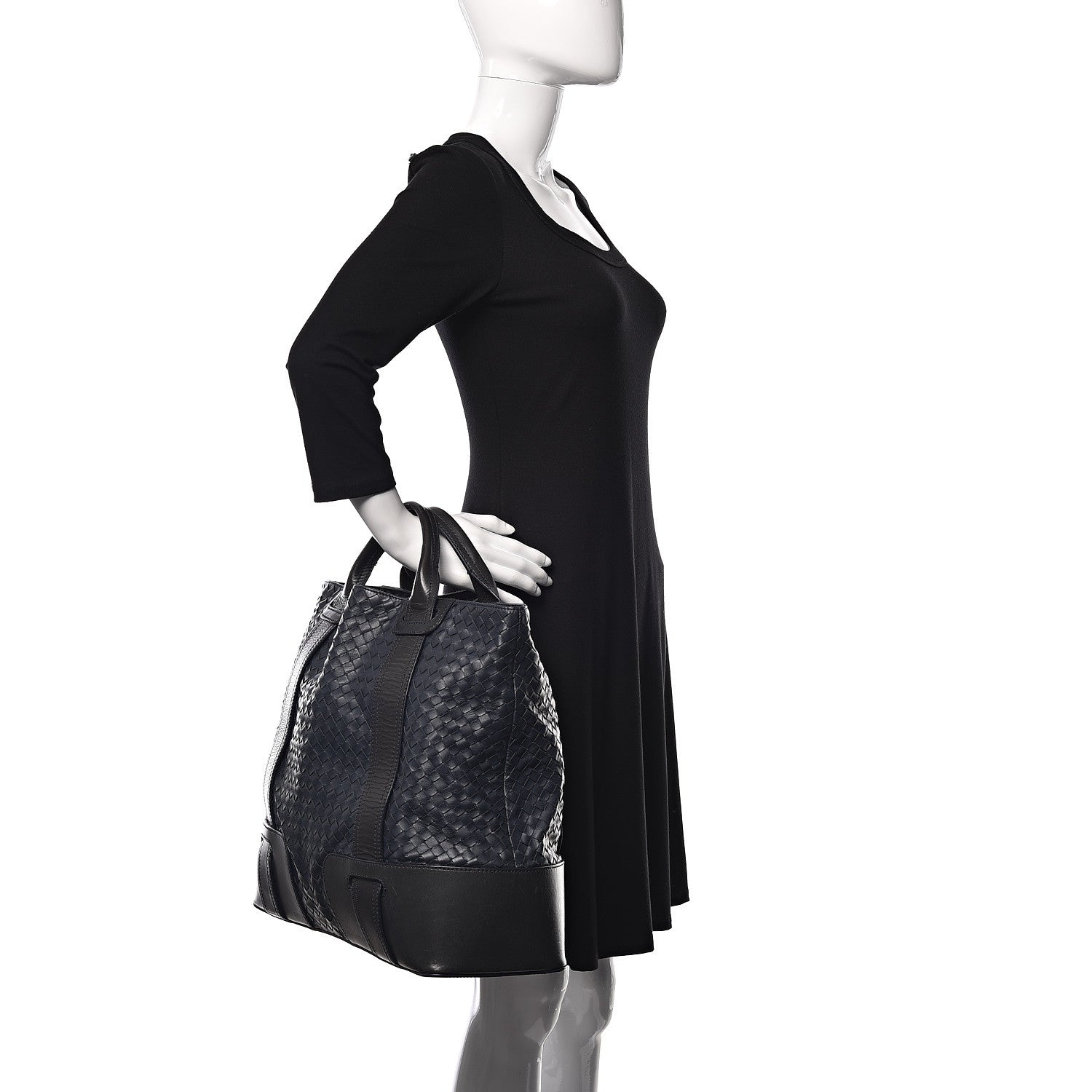 Bottega Veneta Light Calf Intrecciato Tote Prusse 2 of 13