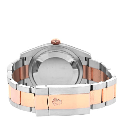 Rolex Stainless Steel 18K Everose Gold Diamond 36mm Oyster Perpetual Datejust Watch Pink 116231 3 of 5