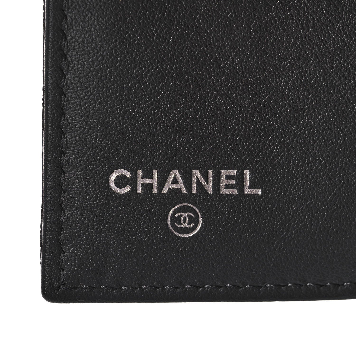 Chanel Caviar Quilted Compact Boy Wallet Anthracite 7 of 10