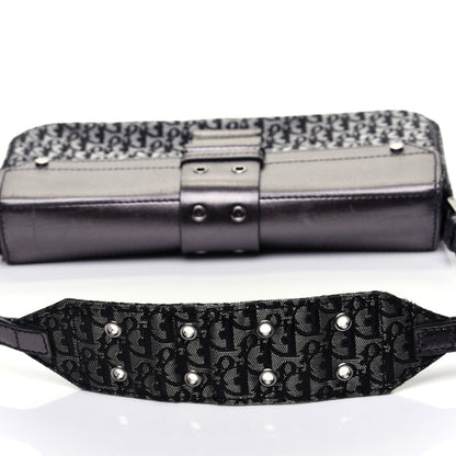 Christian Dior Metallic Monogram Street Chic Shoulder Bag Black 11 of 13