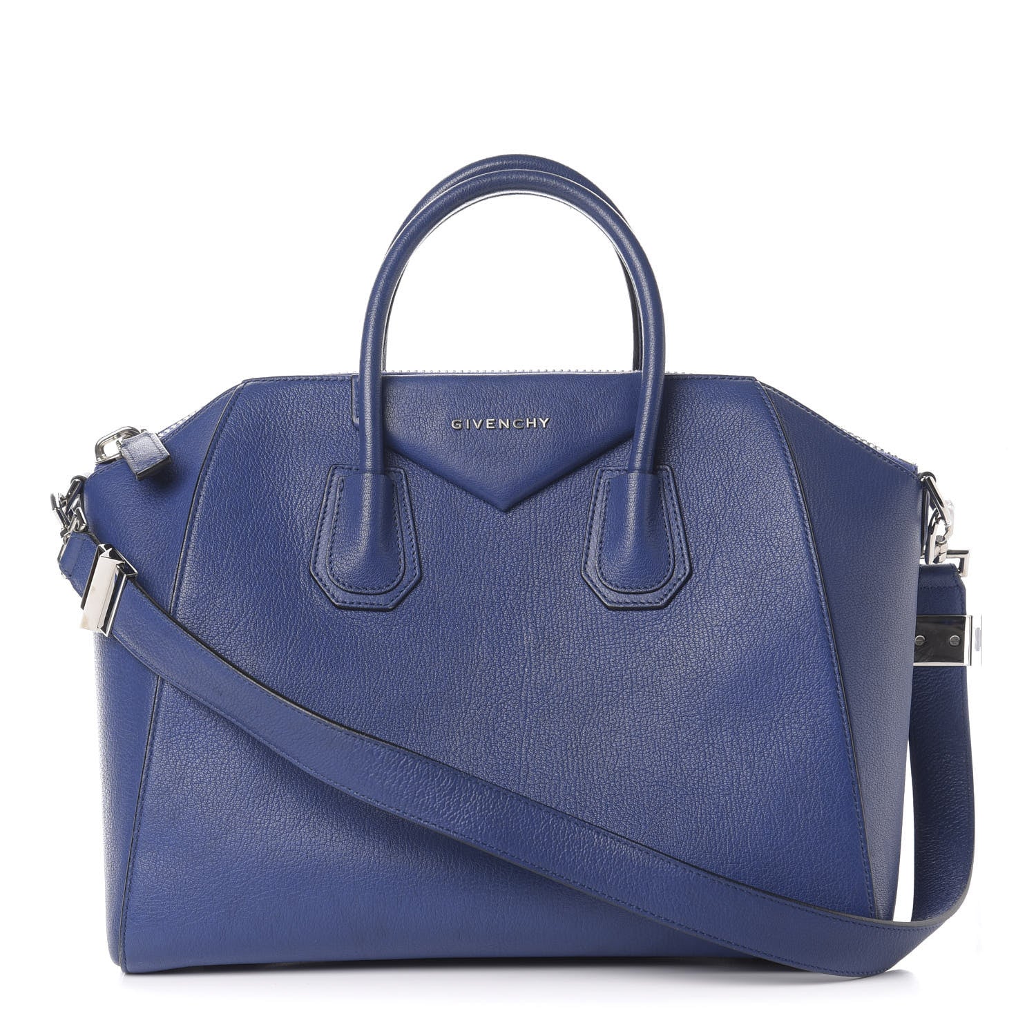 Givenchy Sugar Goatskin Medium Antigona Bright Blue 1 of 9