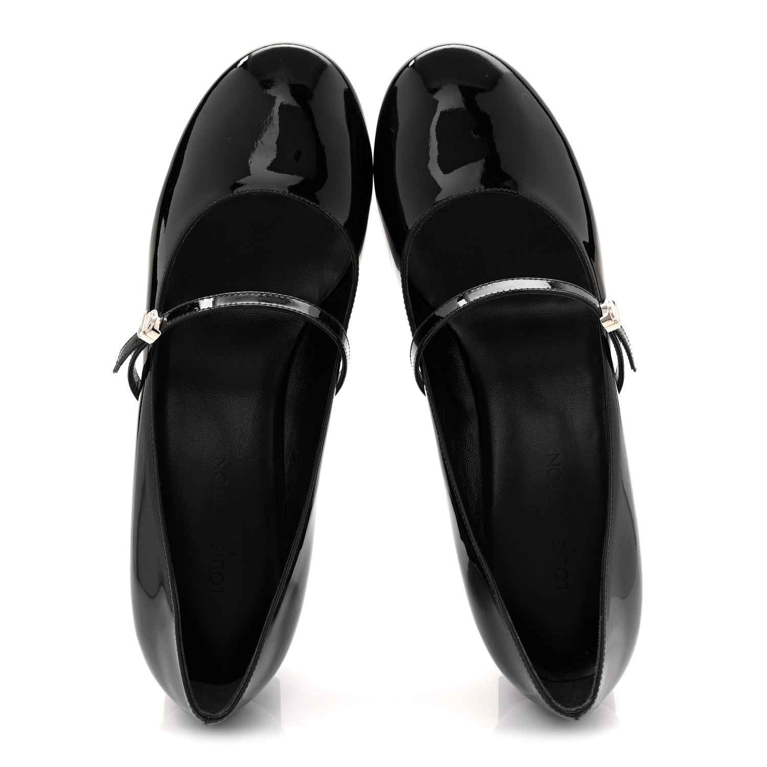 Louis Vuitton Patent Uniformes Silhouette 40mm Pumps 39 Black 5 of 9