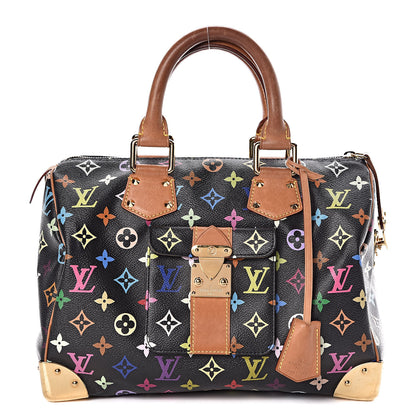 Louis Vuitton Monogram Multicolor Speedy 30 Black 1 of 17