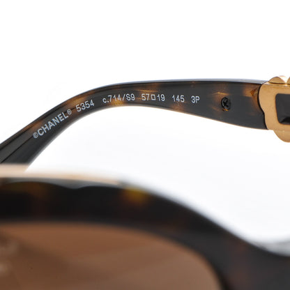 Chanel Bijou Cat Eye Sunglasses 5354 Tortoise 7 of 8