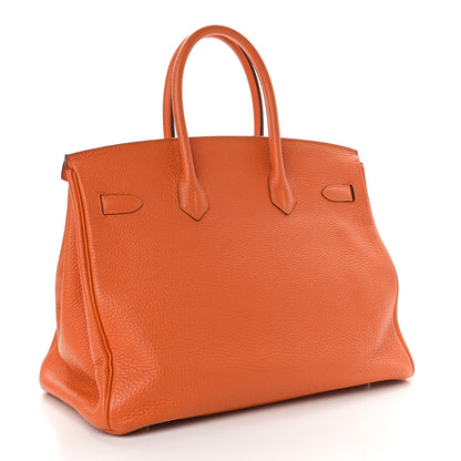 Hermes Togo Birkin 35 Orange 2 of 30