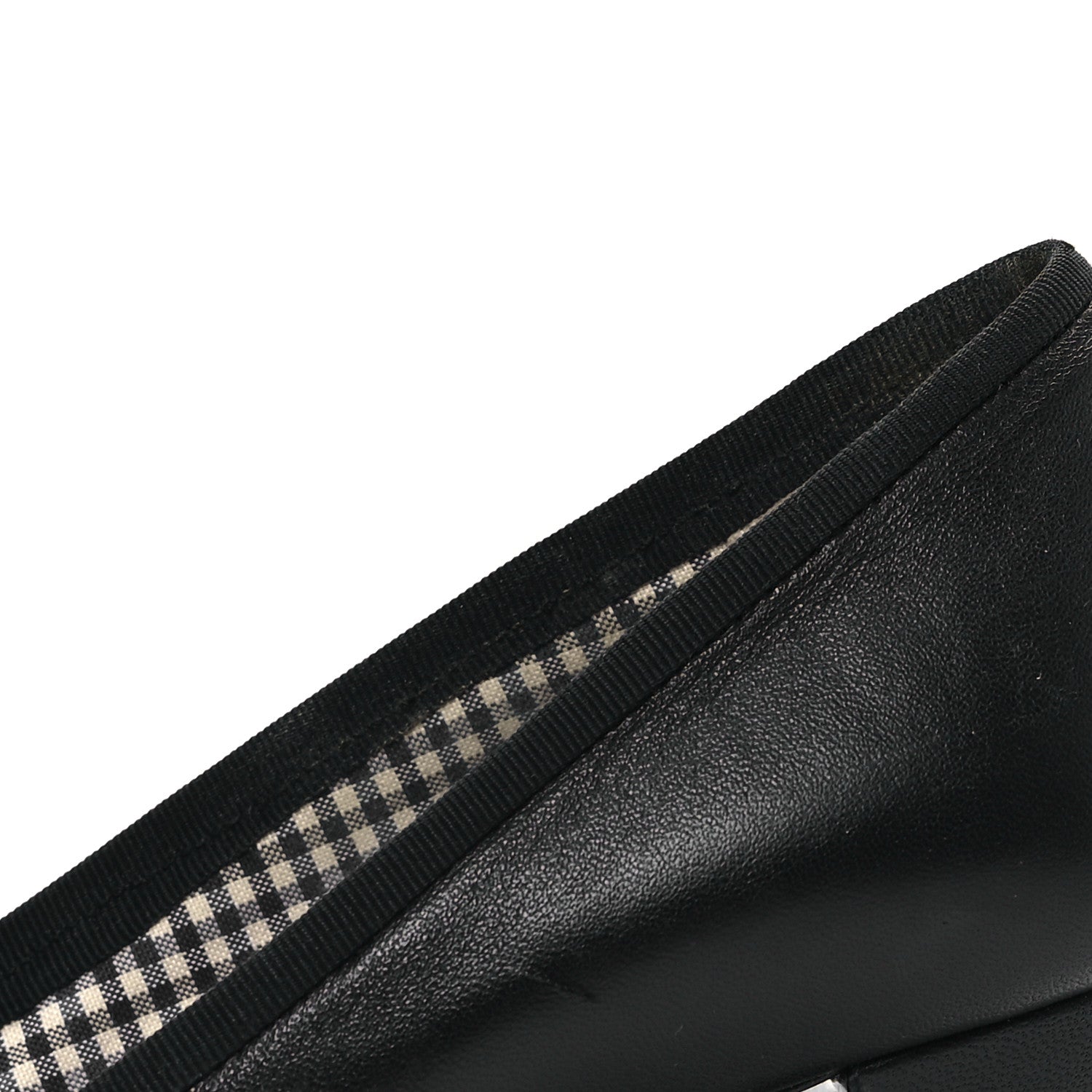 Chanel Lambskin Patent Calfskin Pearl Camellia Cap Toe Pumps 38.5 Black 10 of 10