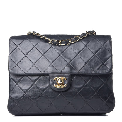 Chanel Lambskin Quilted Small Single Flap Black 1 of 12