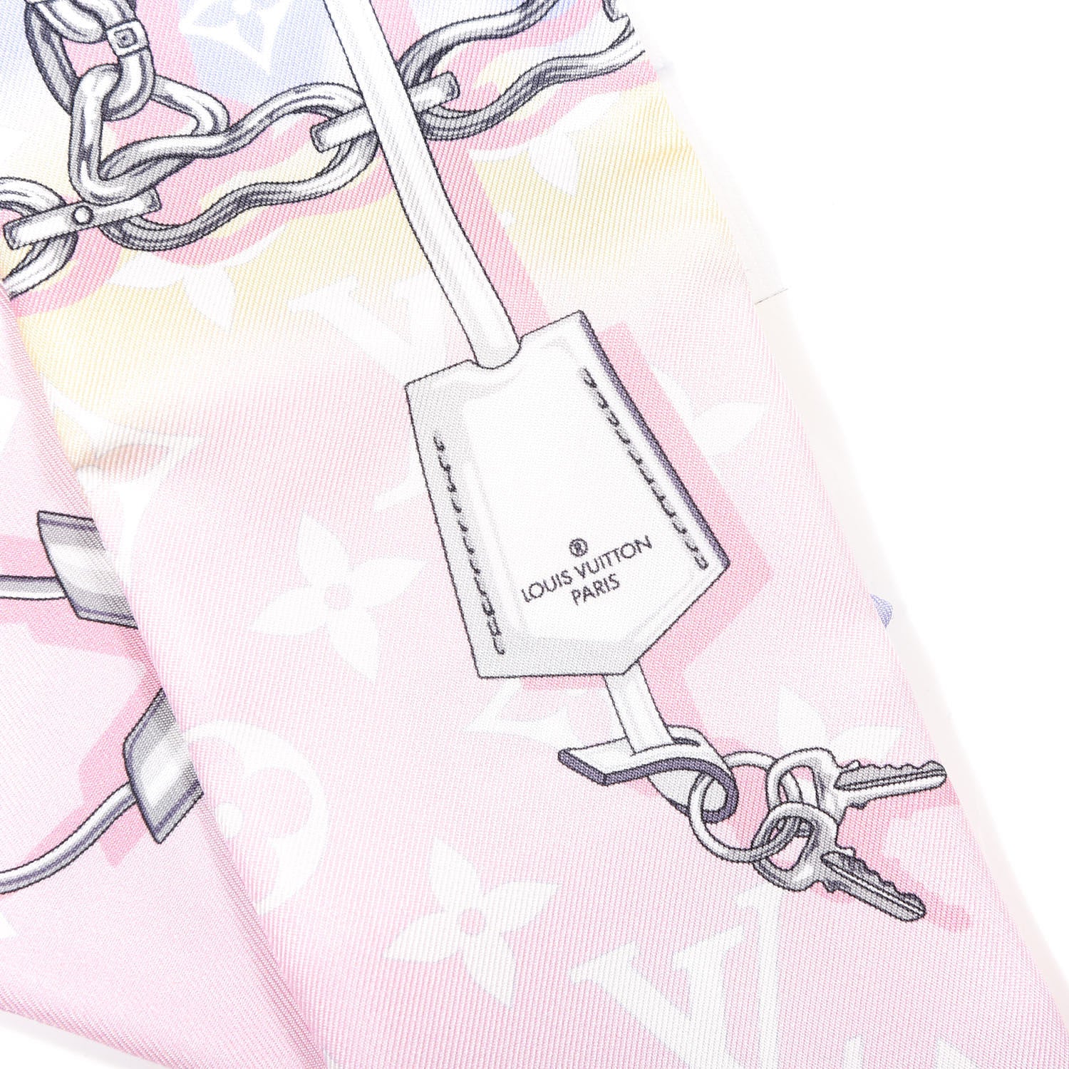 Louis Vuitton Silk Monogram Escale Confidential Bandeau Pink 3 of 5