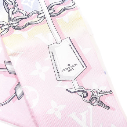 Louis Vuitton Silk Monogram Escale Confidential Bandeau Pink 3 of 5