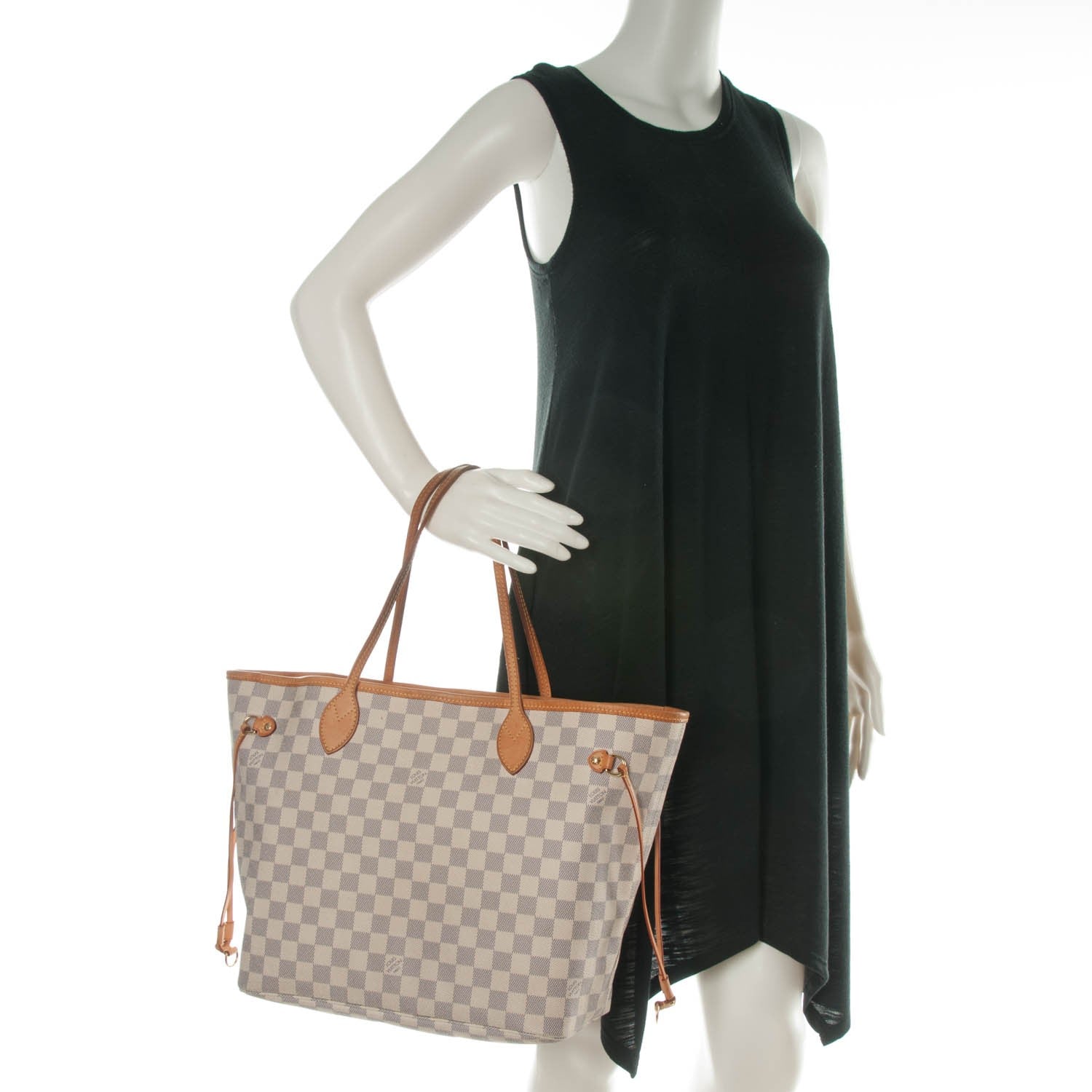 Louis Vuitton Damier Azur Neverfull MM 2 of 7