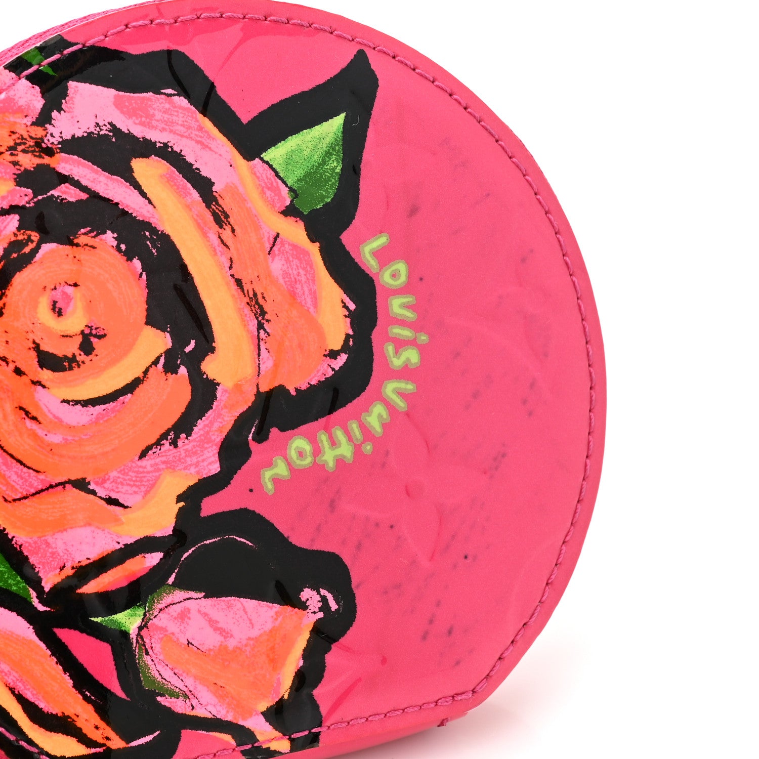 Louis Vuitton Vernis Roses Chapeau Coin Purse Rose Pop 12 of 12