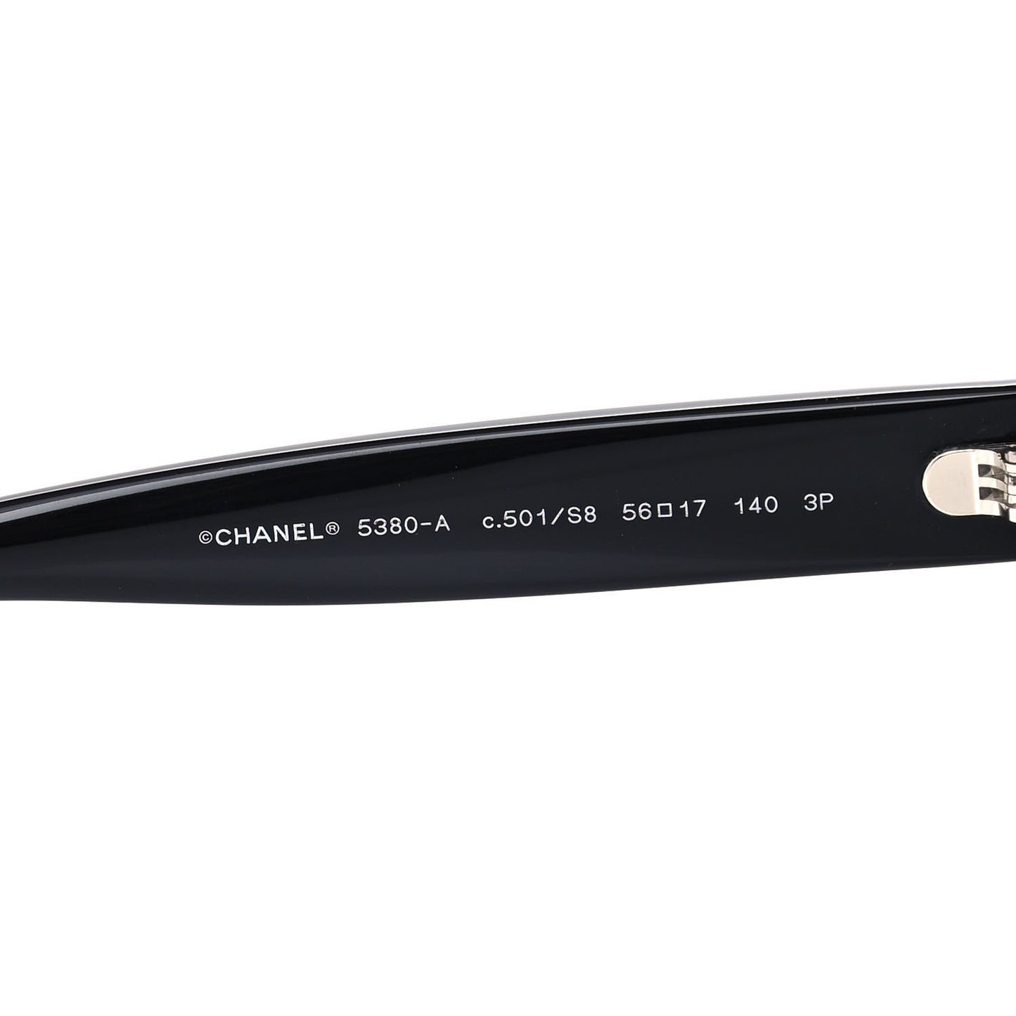 Acetate Polarized Square CC Sunglasses 5380 Black