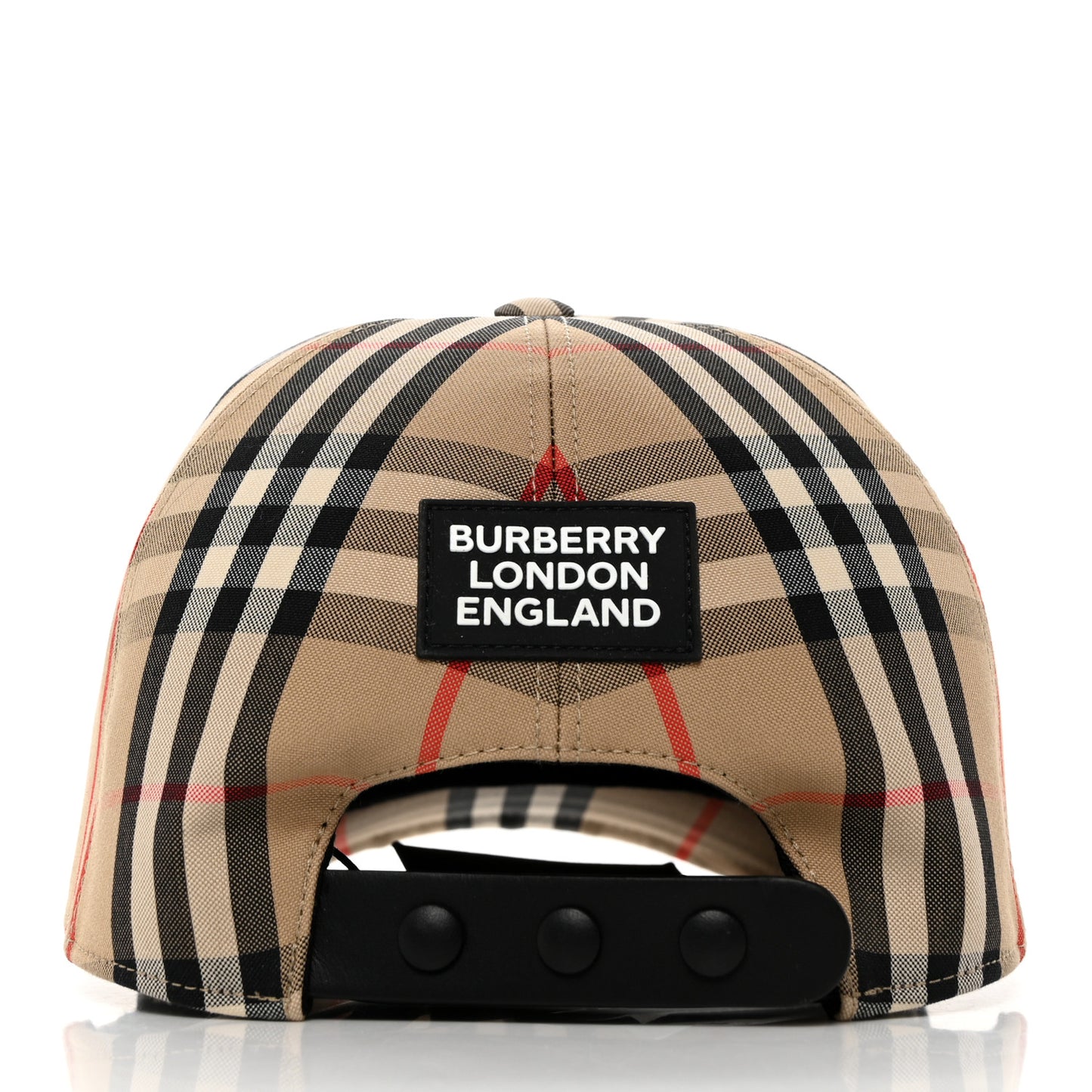 Cotton Vintage Check Baseball Hat L Archive Beige