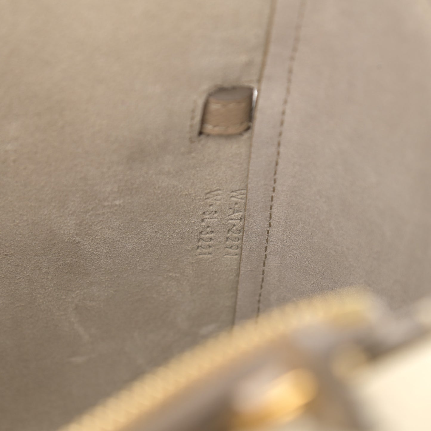 Grained Calfskin Nano Belt Bag Light Taupe
